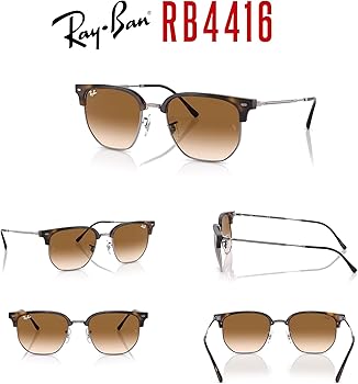 Amazon | [Ray-Ban] サングラス RB4416 NEW CLUBMASTER 710/51 HAVANA